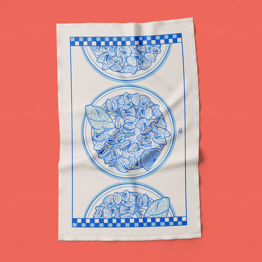 "Big Bowl O'Clams" Tea Towel PRE-ORDER