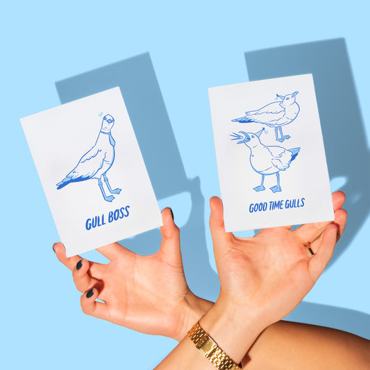 4 Pack Gully Greetings Cards