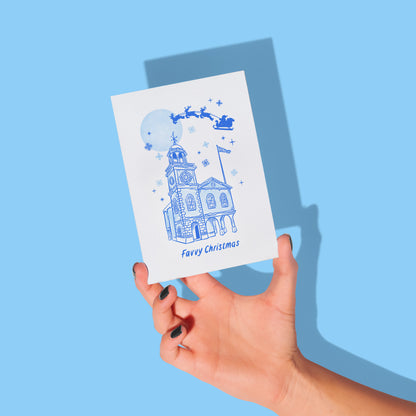 "Favvy Christmas" Greetings Card