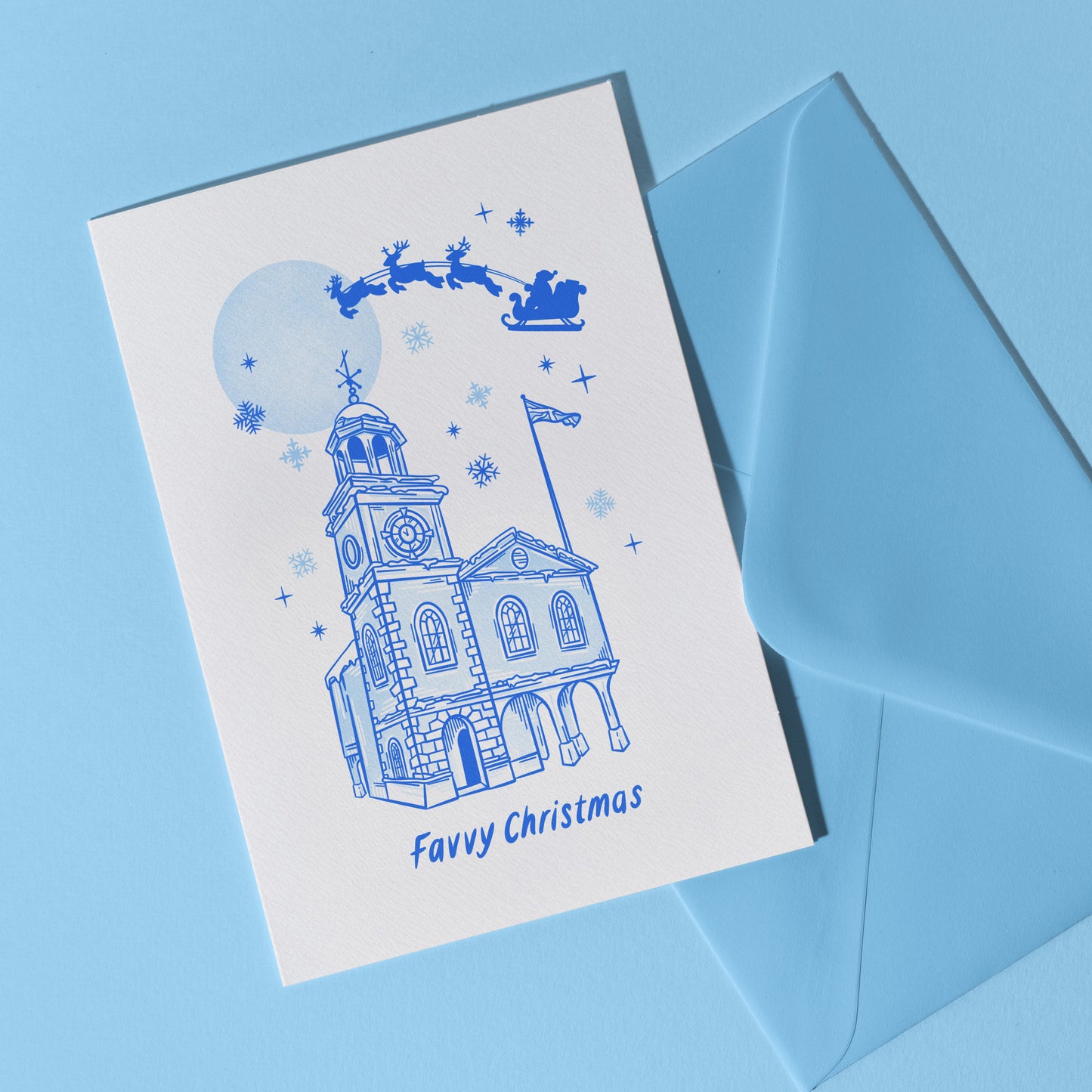 "Favvy Christmas" Greetings Card