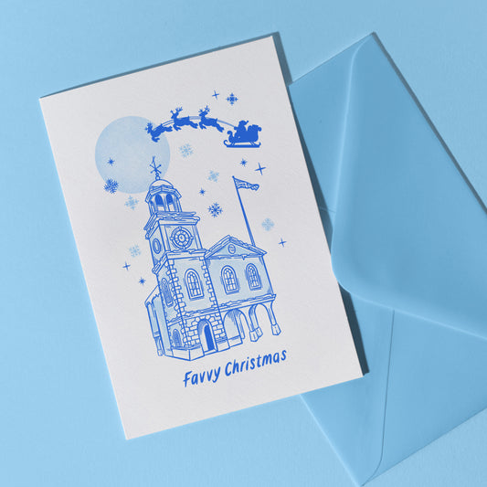 "Favvy Christmas" Greetings Card