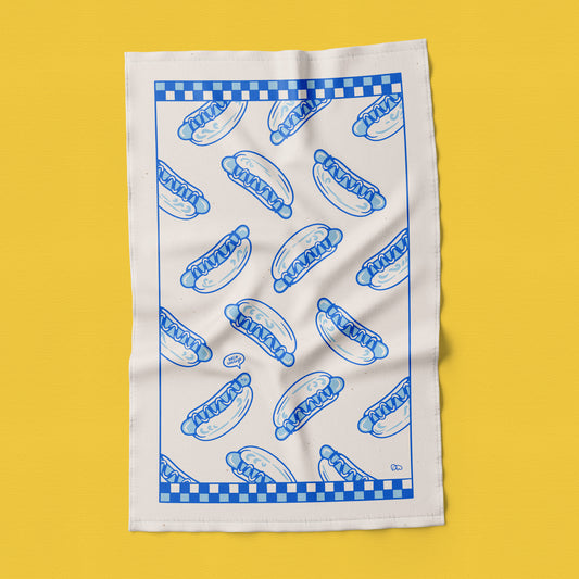 "Hello Sausage" Tea Towel PRE-ORDER
